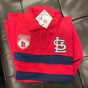 St. Louis cardinals collar shirt